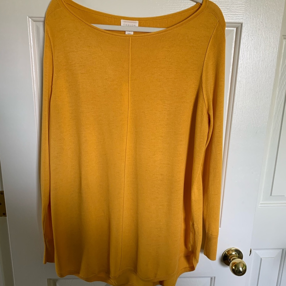 Caslon Rounded Hem Tunic Sweater NWT